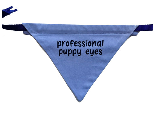 "Professional Puppy Eyes" Bandana