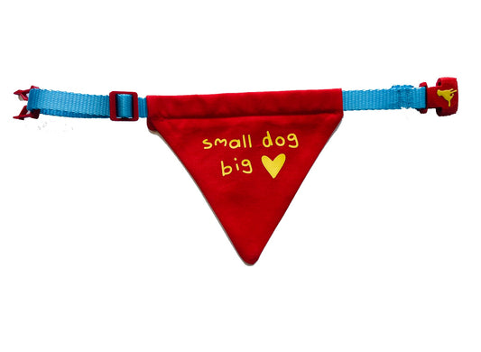 "Small Dog Big Heart" bandana