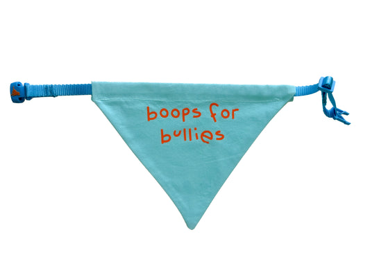 "boops for bullies" bandana